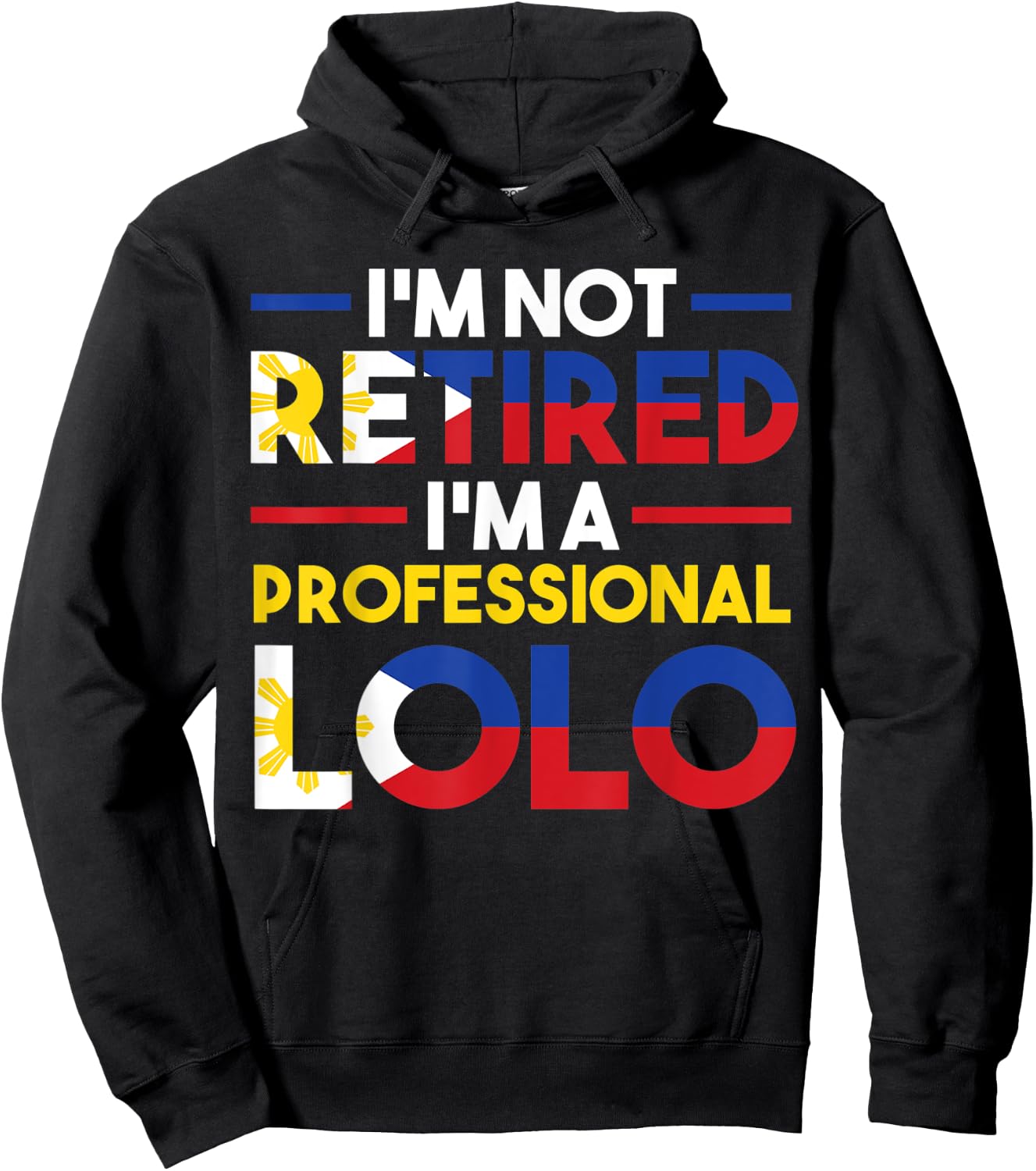 I'm a professional Lolo Grandfather Hoodie - Hoodie | Black