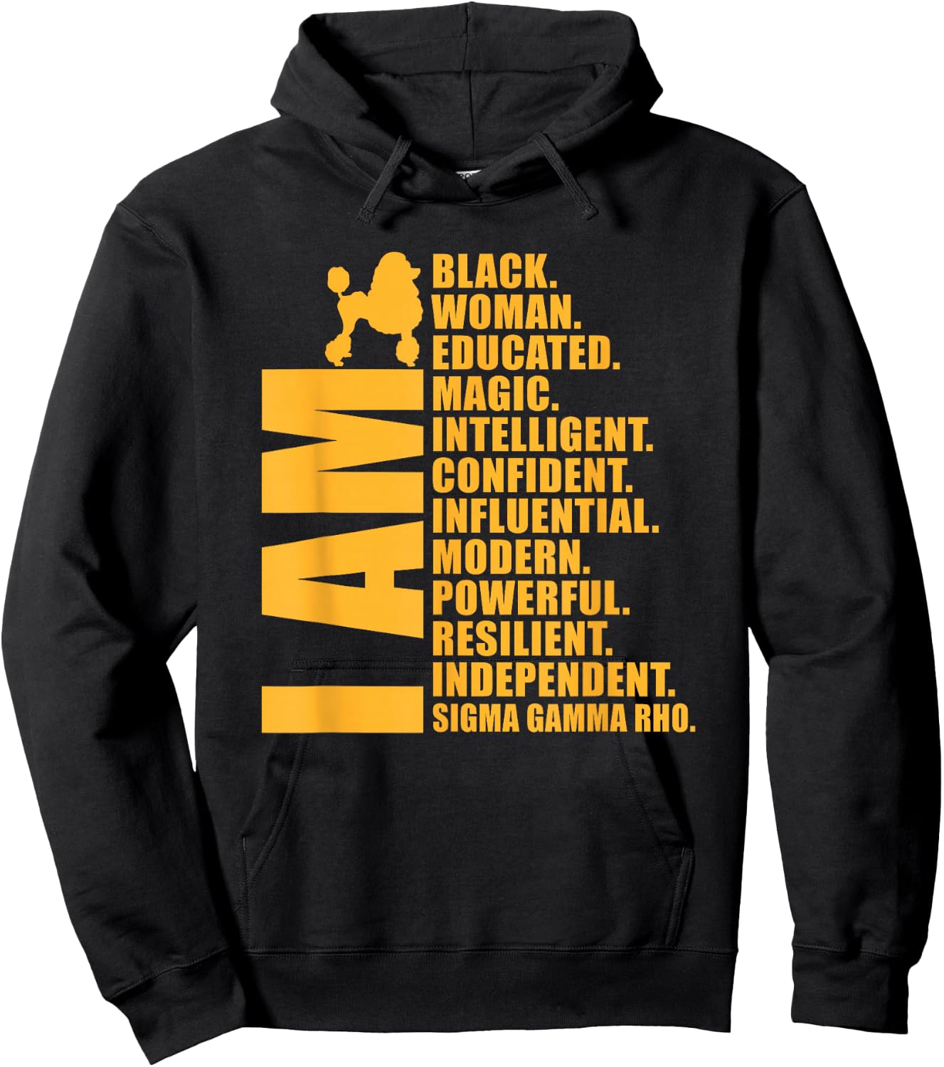 Sigma Gamma Rho Sorority Paraphernalia, Black History HBCU Hoodie - Hoodie | Black