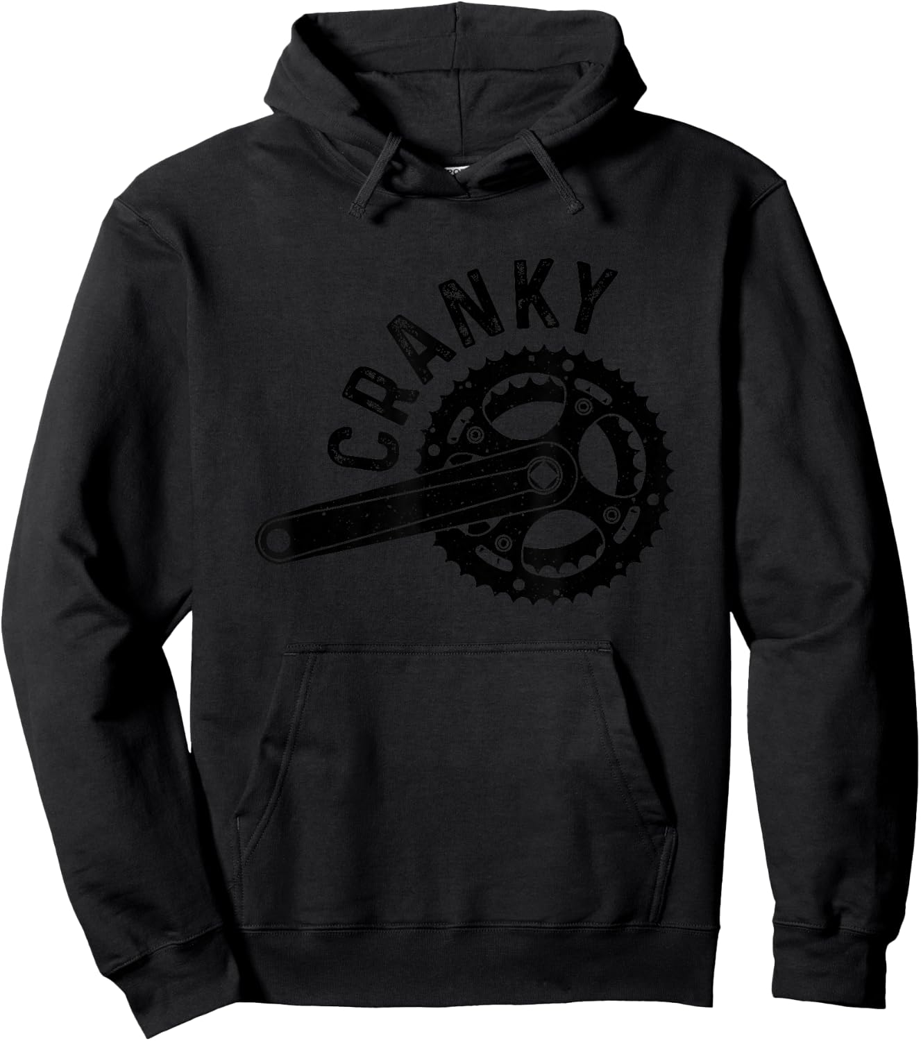 Funny Cycling Gift Bicycle Riders Cool Bike Crank Cycling Hoodie - Hoodie | Black