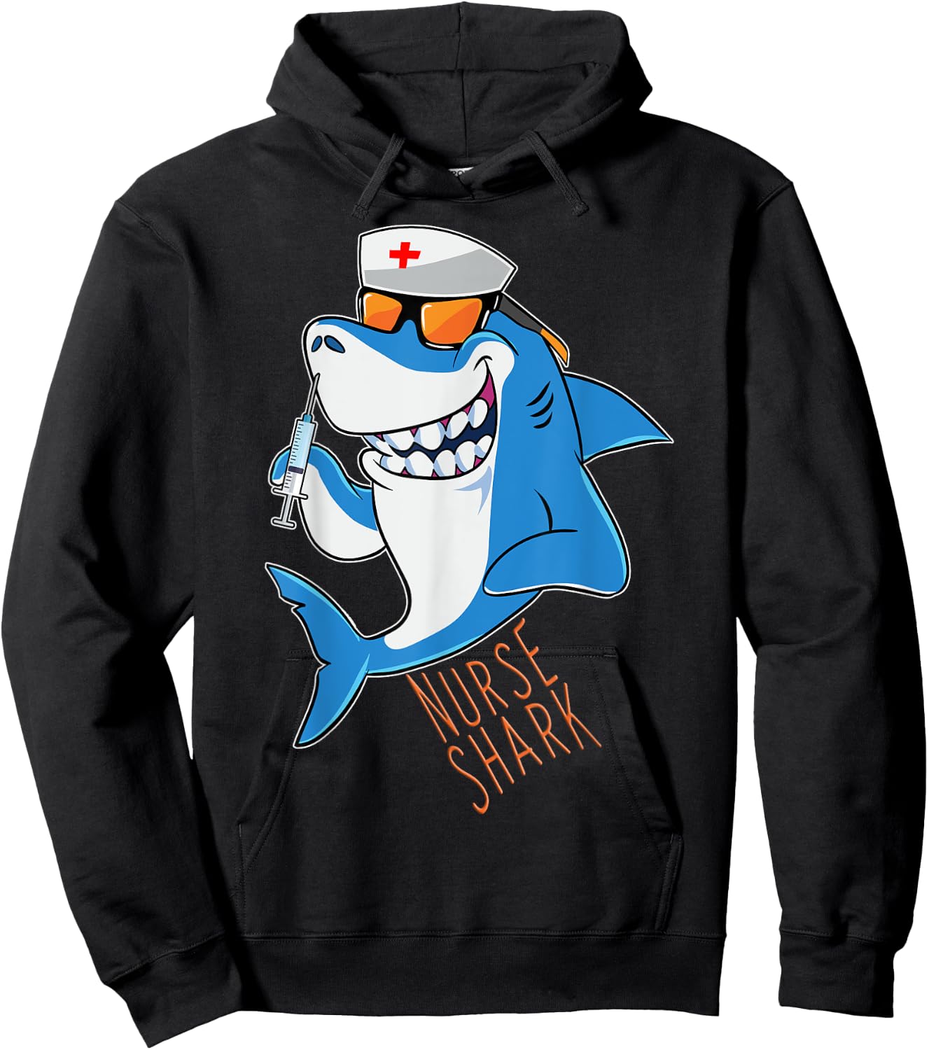 Nurse Shark Shots Keep Well Ill Sea Animal Hoodie - Hoodie | Black