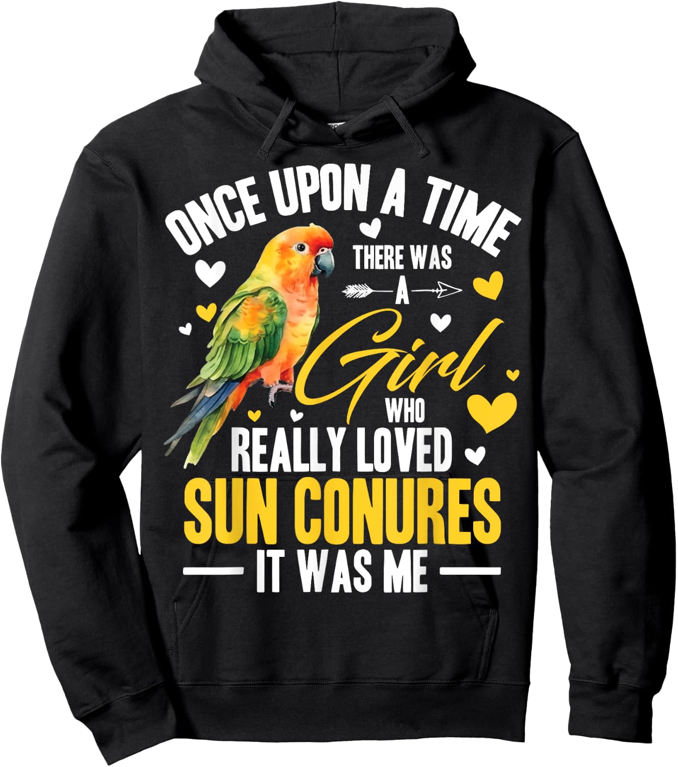 Sun Conure Doll Sun Conure Calendar Sun Conures Sunconure Hoodie - Hoodie | Black