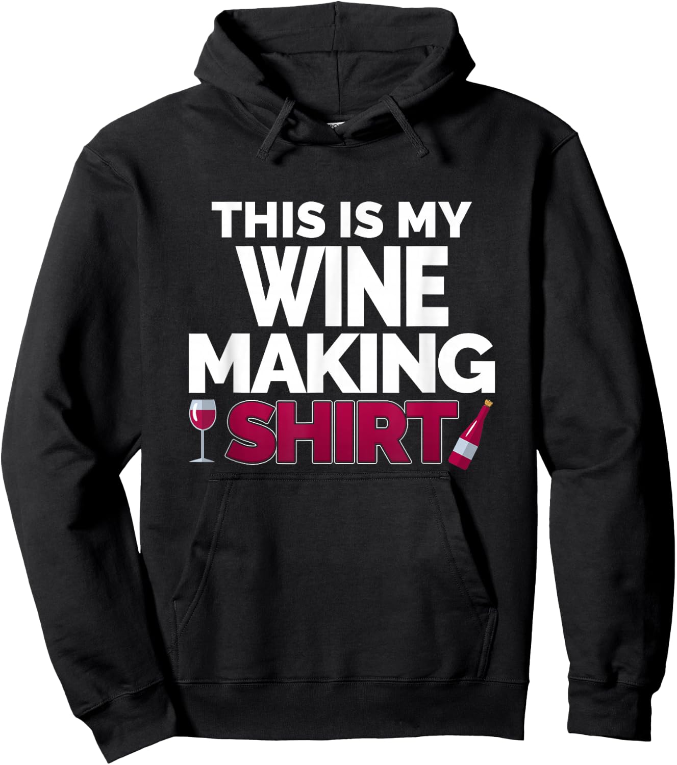 Winemaker This is My Wine Making Shirt for Professional Hoodie - Hoodie | Black