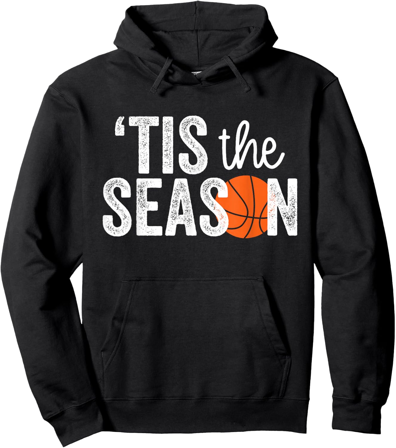 Tis the Season | Basketball Player Hoodie - Hoodie | Black