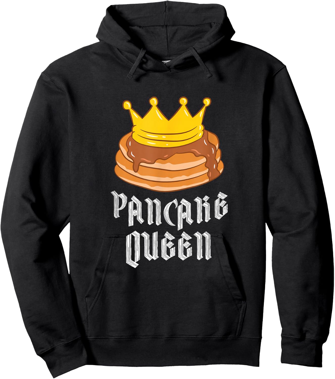 Pancake Queen Pancake And Pajamas Sleepover Pancakes Hoodie - Hoodie | Black
