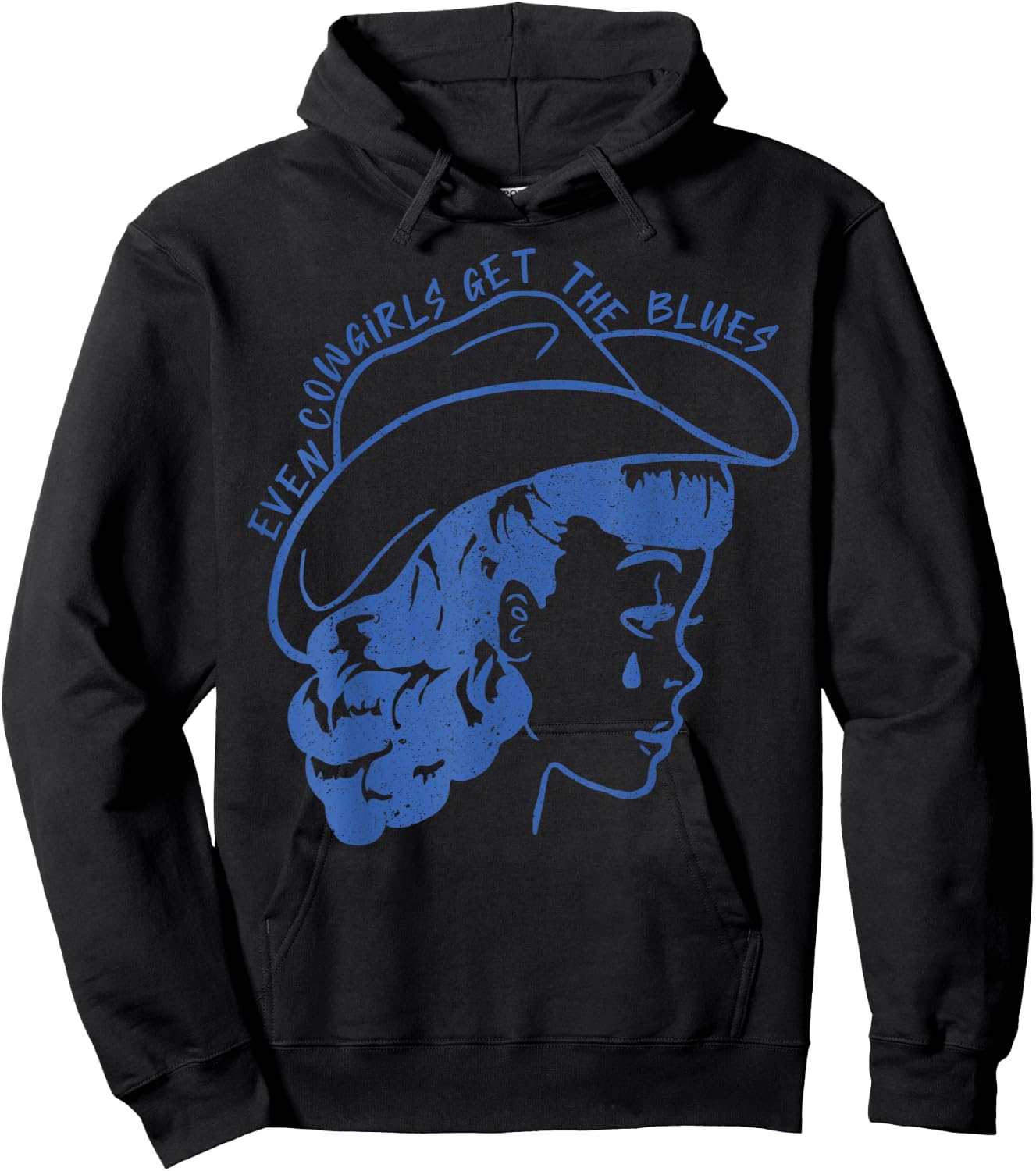 Even Cowgirls Get The Blues Hoodie - Hoodie | Black