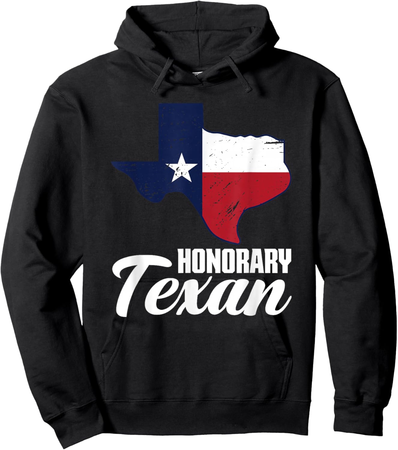 Honorary Texan Pride Texas Hoodie - Hoodie | Black