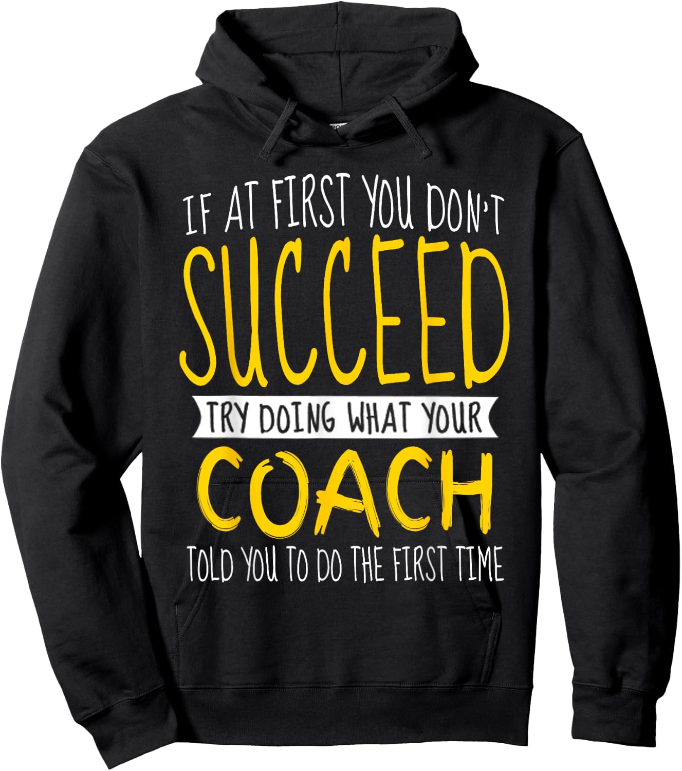 Funny Coach Thank You Appreciation Gifts Hoodie - Hoodie | Black