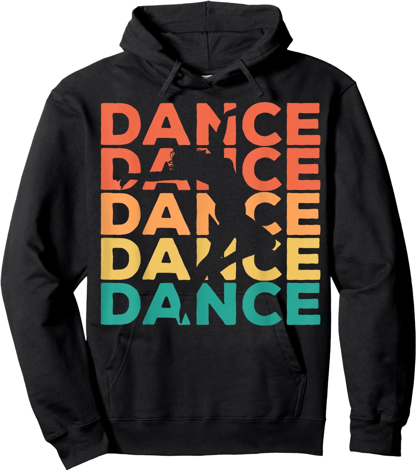 Retro Vintage Dancing Gift Dancers Small Hoodie - Hoodie | Black