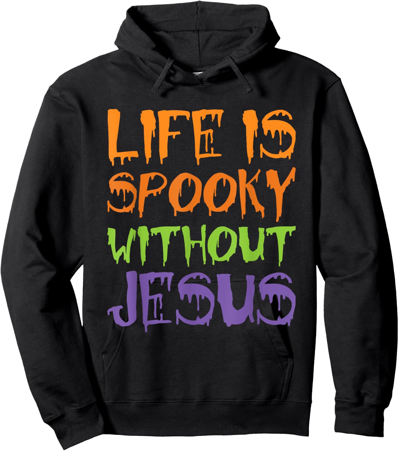 Life Is Spooky Without Jesus Hoodie - Hoodie | Black