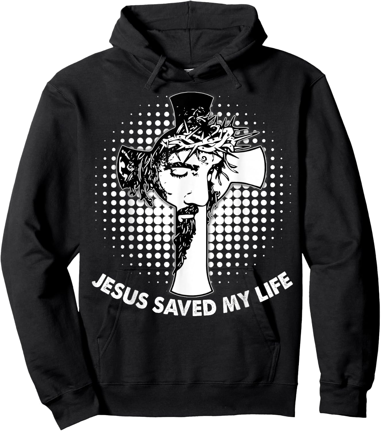 Jesus Saved My Life Hoodie - Hoodie | Black