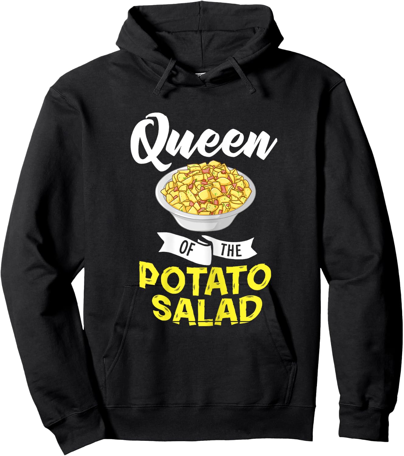 Potato Salad Gift Egg Seasoning Vegan Hoodie - Hoodie | Black