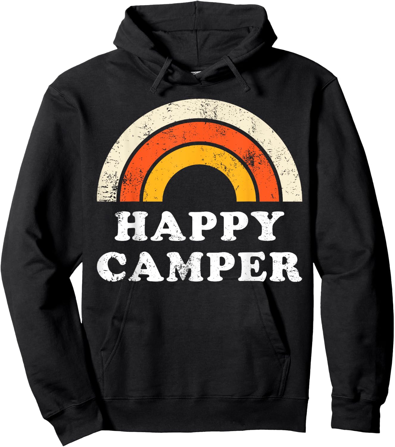 Happy Camper Shirt. Shirts Shirts Graphic Hoodie - Hoodie | Black