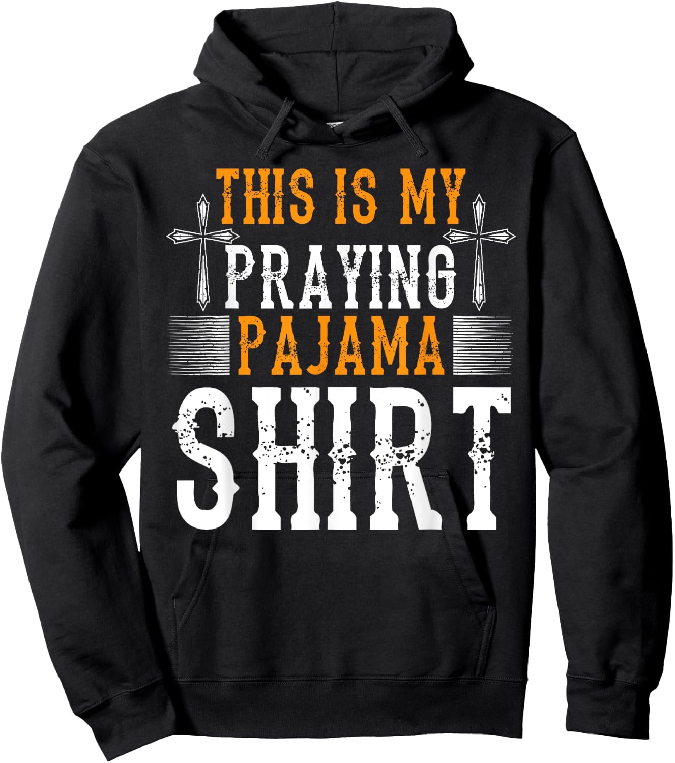 This Is My Praying Pajama Christian Prayer Pray Jesus God Hoodie - Hoodie | Black