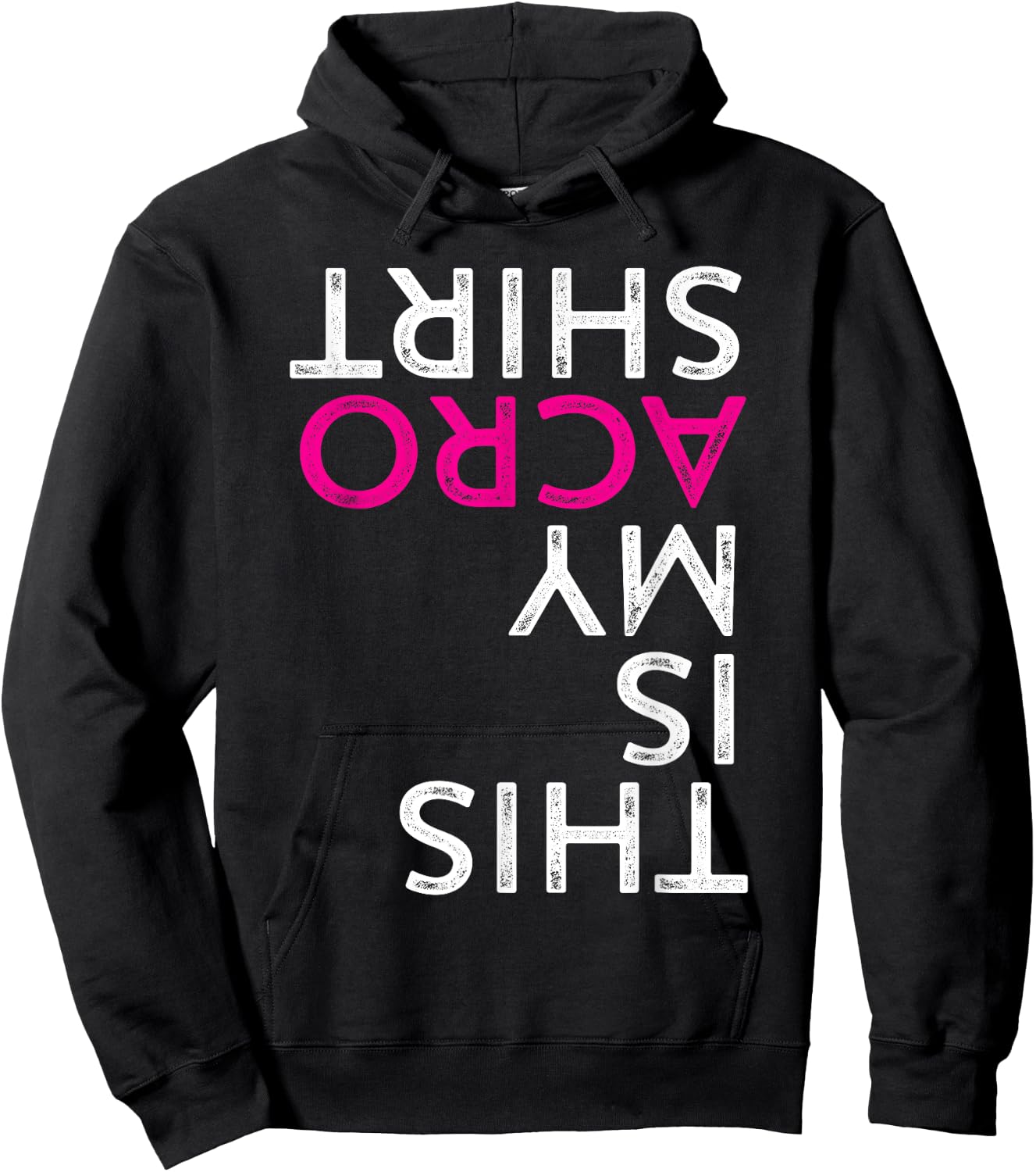 Funny Acro Gift Acrobatic Arts Yoga Dance Hoodie - Hoodie | Black