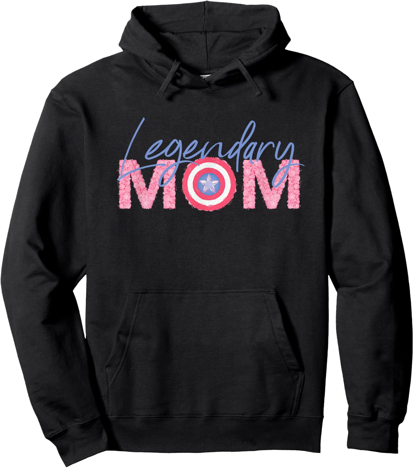 Marvel Captain America Legendary Mom Small Hoodie - Hoodie | Black