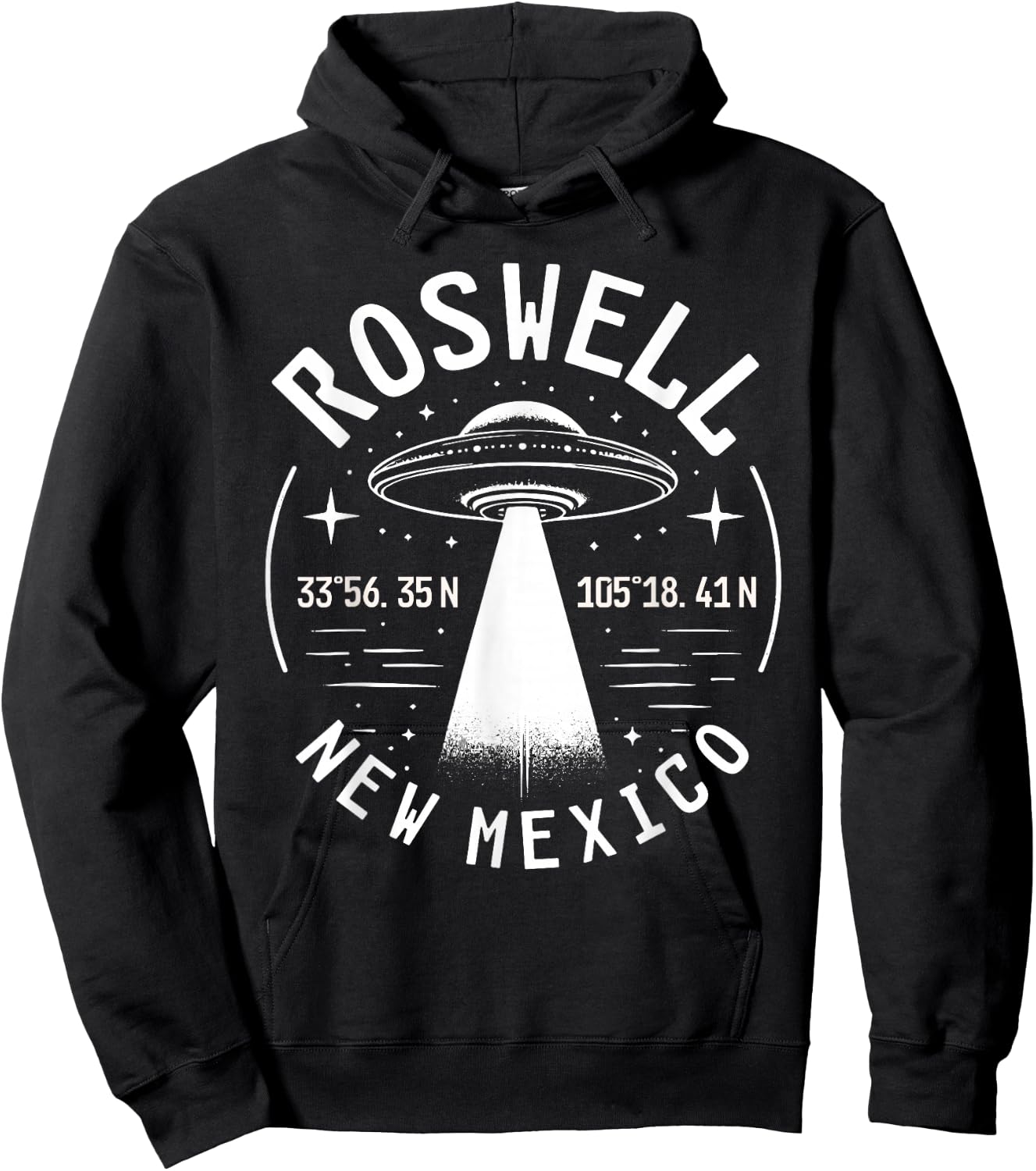 Roswell New Mexico Alien UFO Area 51 Hoodie - Hoodie | Black