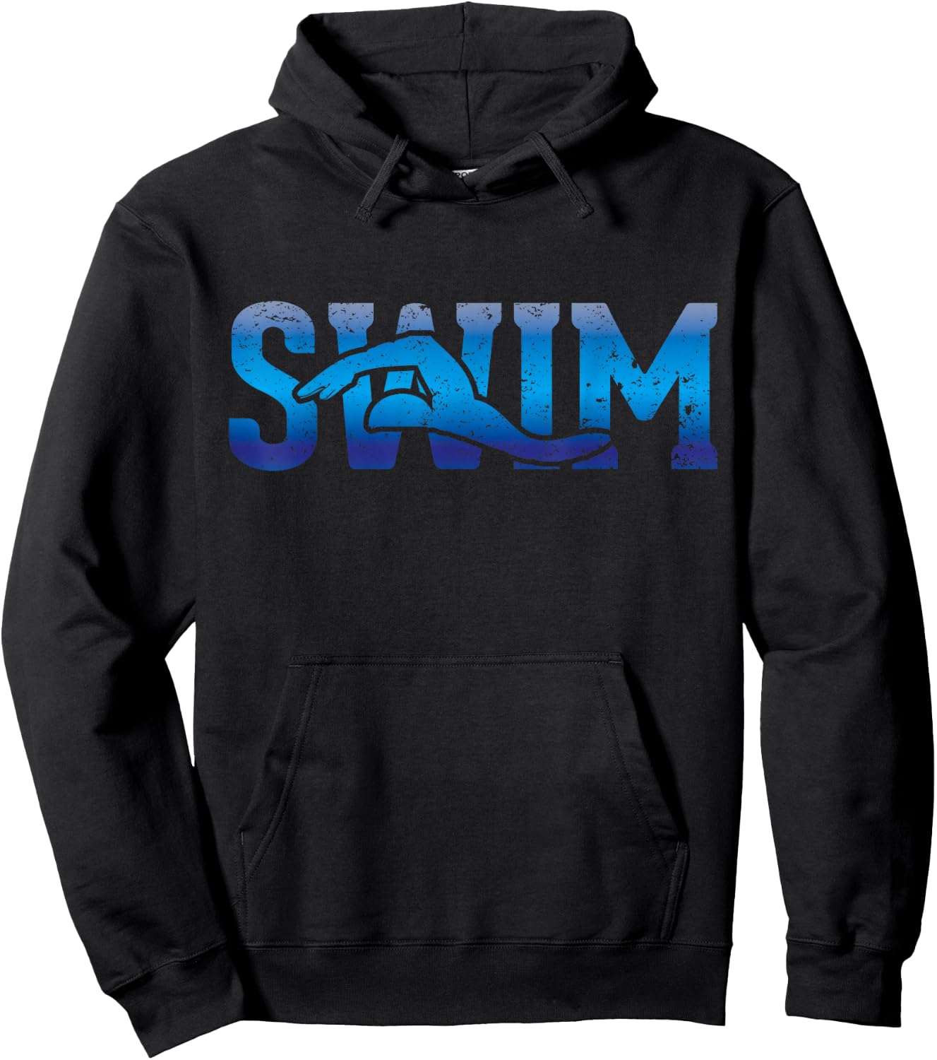 Swimming, swimming, water sports, swimmer Hoodie - Hoodie | Black