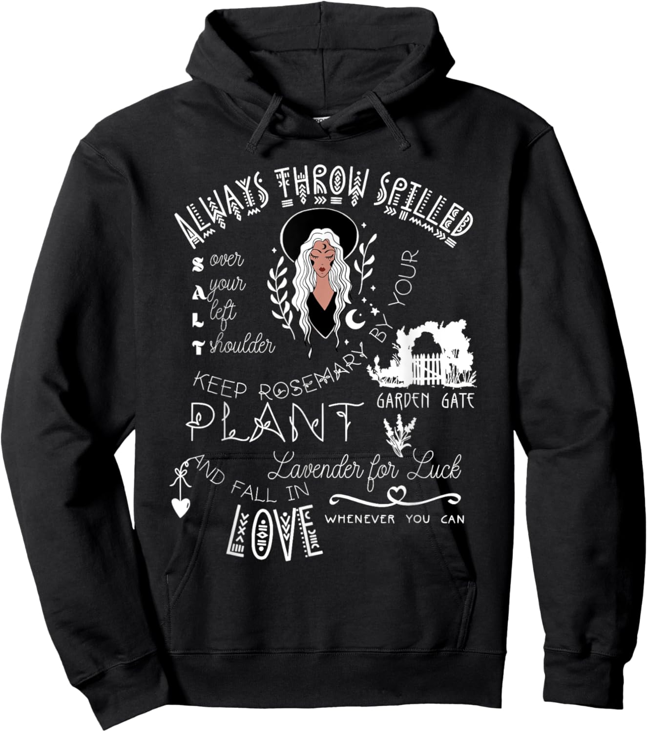 Practical Magic quotes witches novelty halloween graphic Hoodie - Hoodie | Black