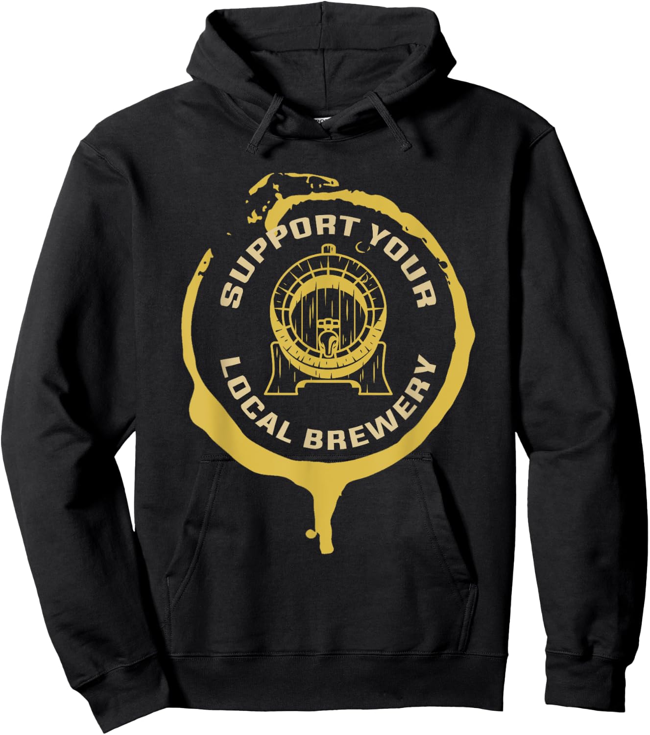 Support Your Local Brewery Craft Beer Hoodie - Hoodie | Black