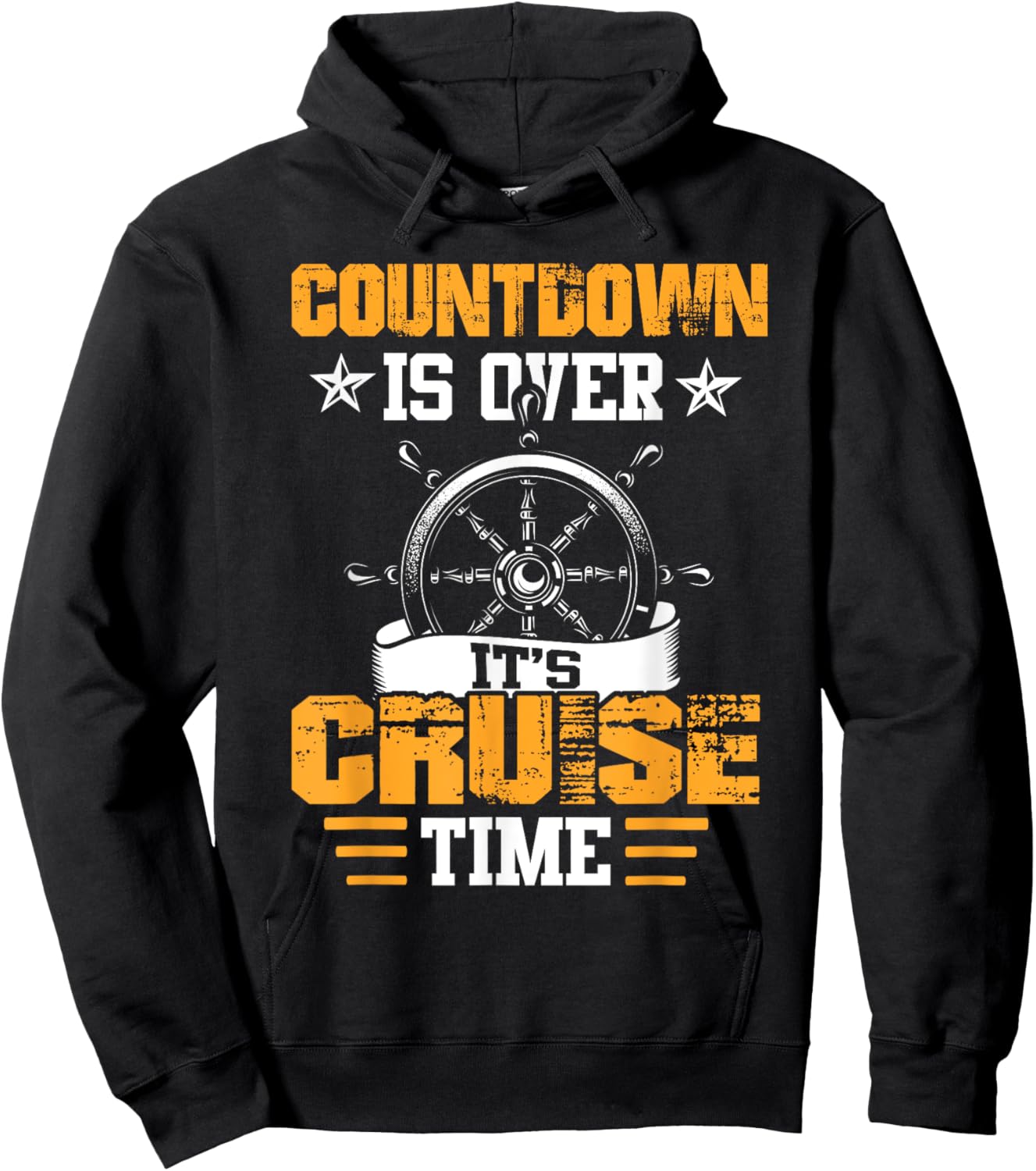 Countdown Is Over It's Cruise Time Cruising Lover Cruiser Hoodie - Hoodie | Black