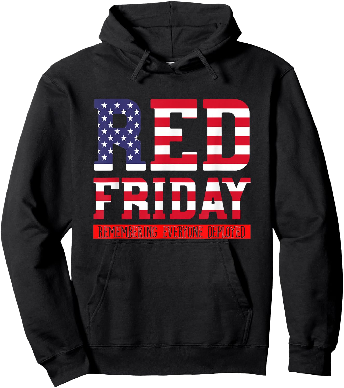 Red Friday - Deployment Outfit Military Support Gift Hoodie - Hoodie | Black