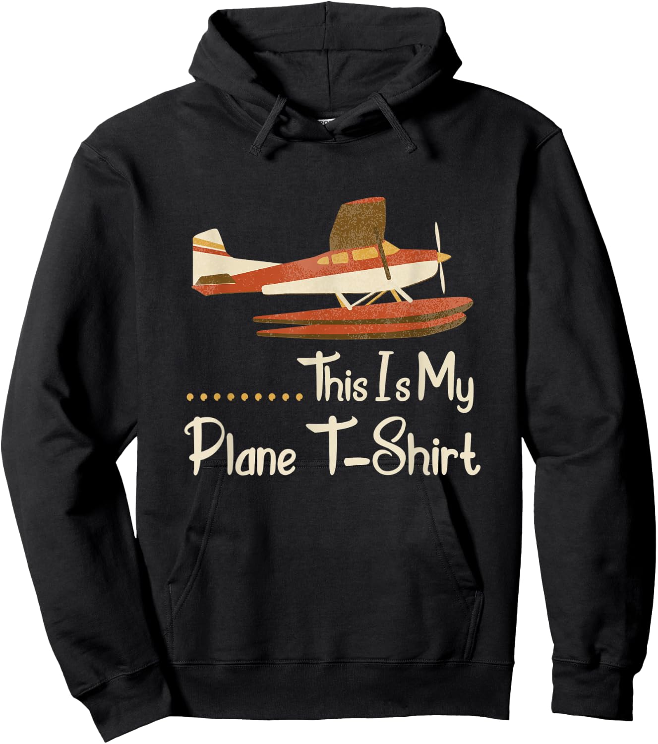 This is my Plane Pilot Hoodie - Hoodie | Black