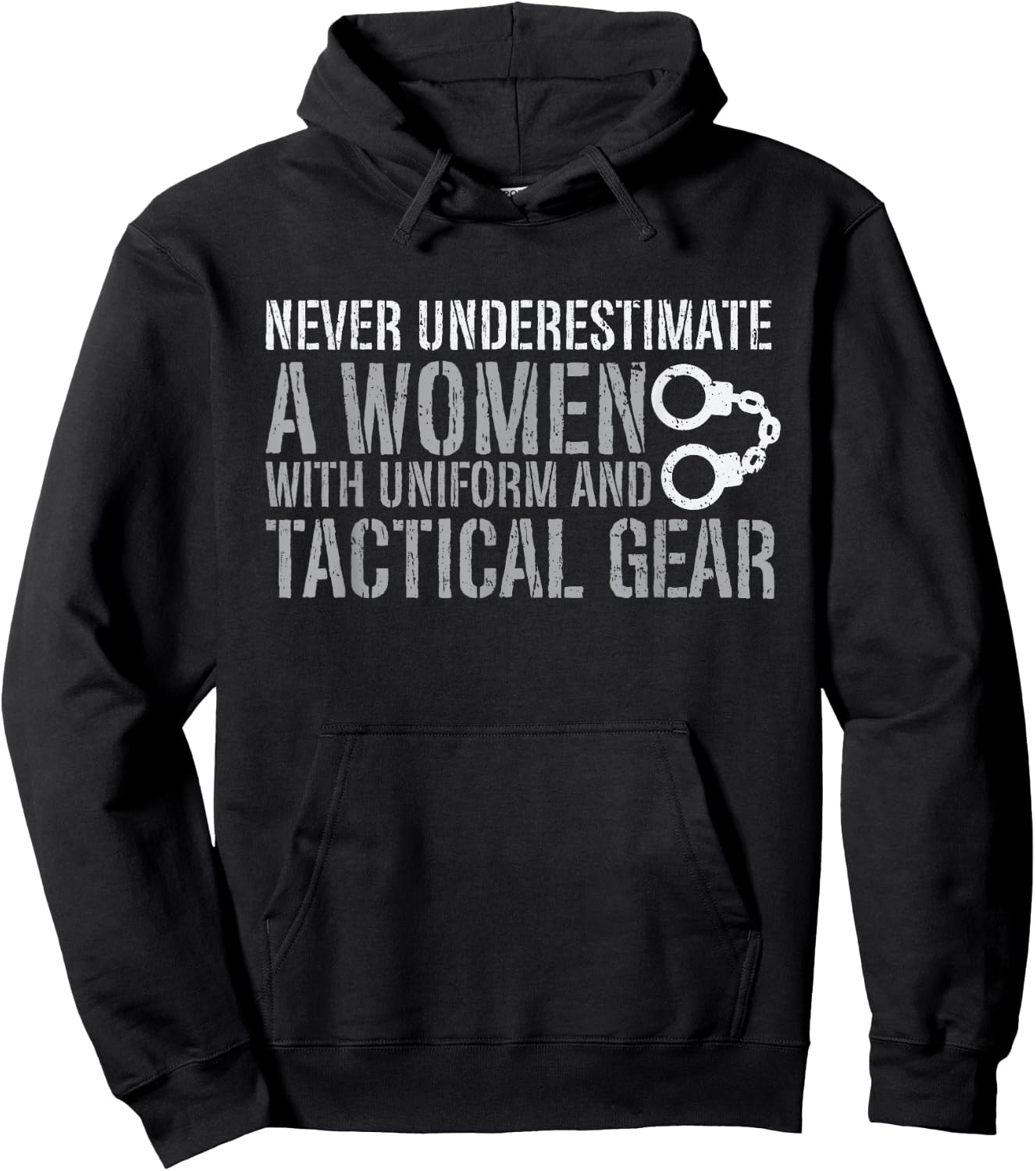 Correctional Officer Women Department Of Corrections Hoodie - Hoodie | Black
