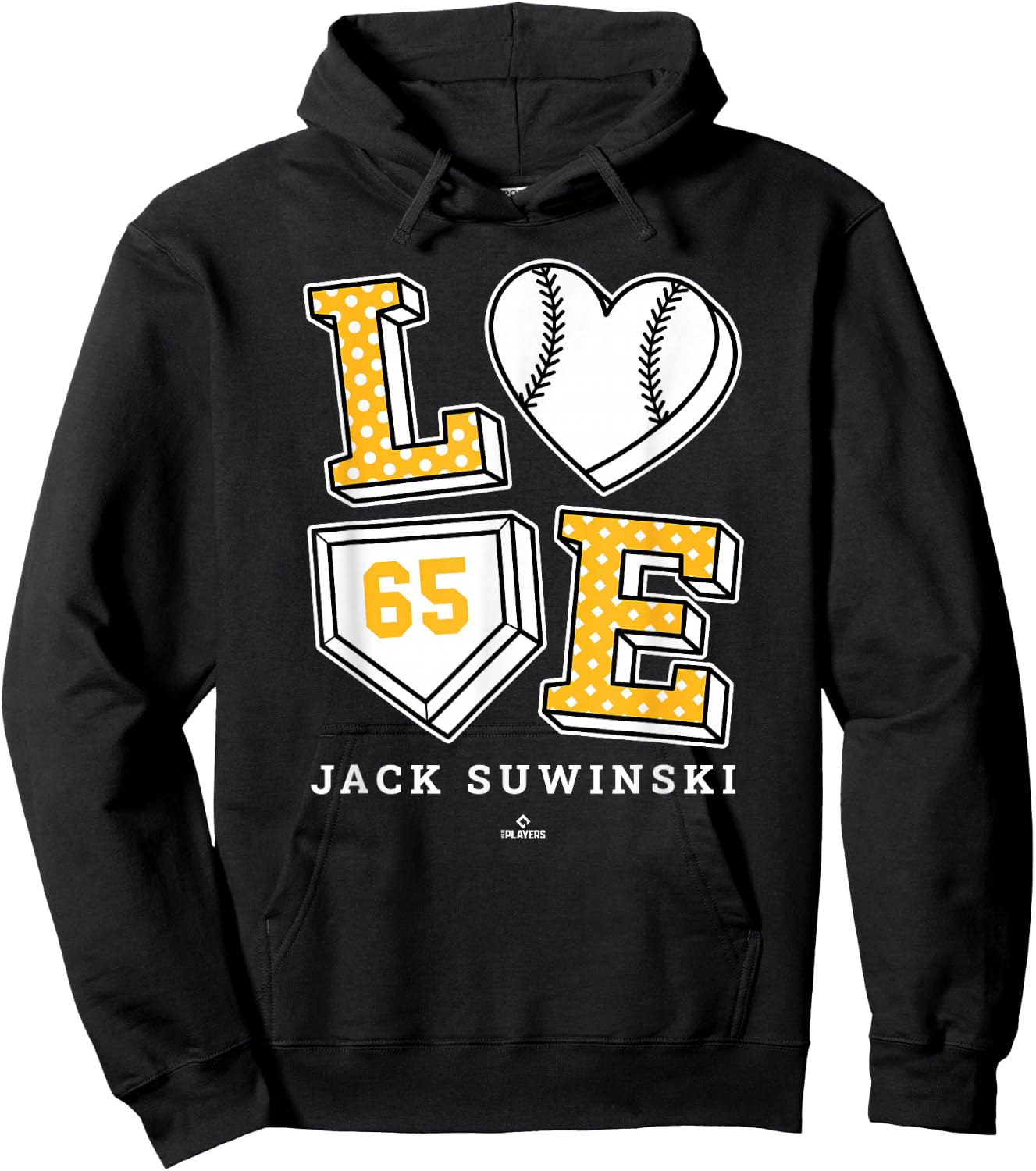 Love Jack Suwinski Pittsburgh MLBPA Hoodie - Hoodie | Black
