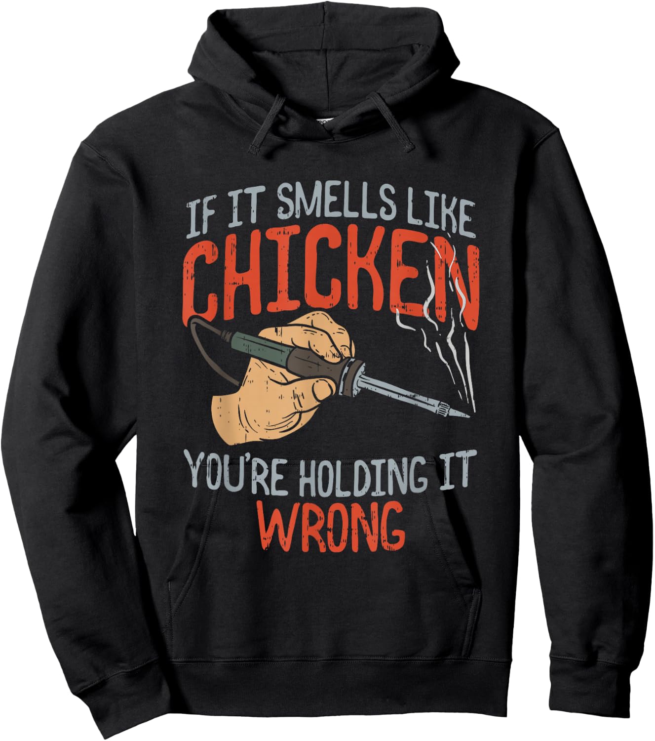 If it smells like Chicken you're holding it wrong, Sparks Hoodie - Hoodie | Black
