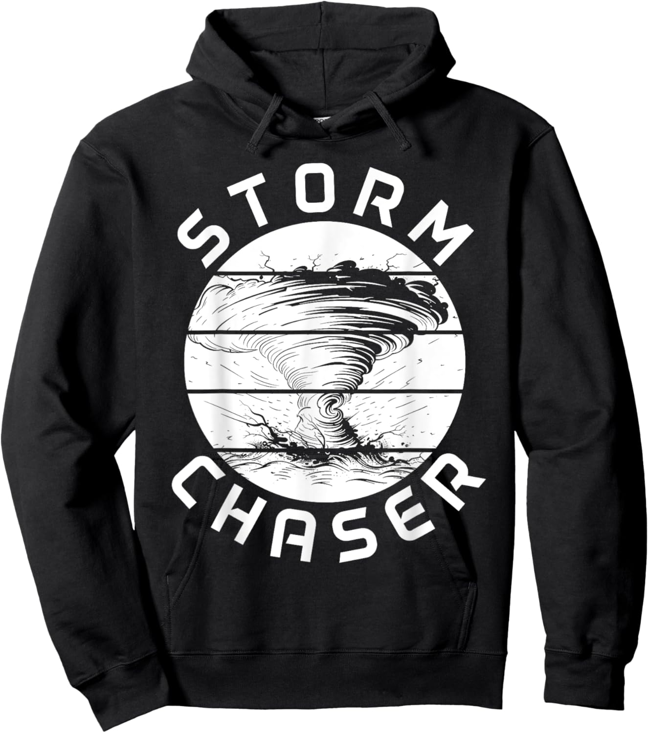 Tornado Chaser Meteorologist Storm Chasing Meteorology Hoodie - Hoodie | Black