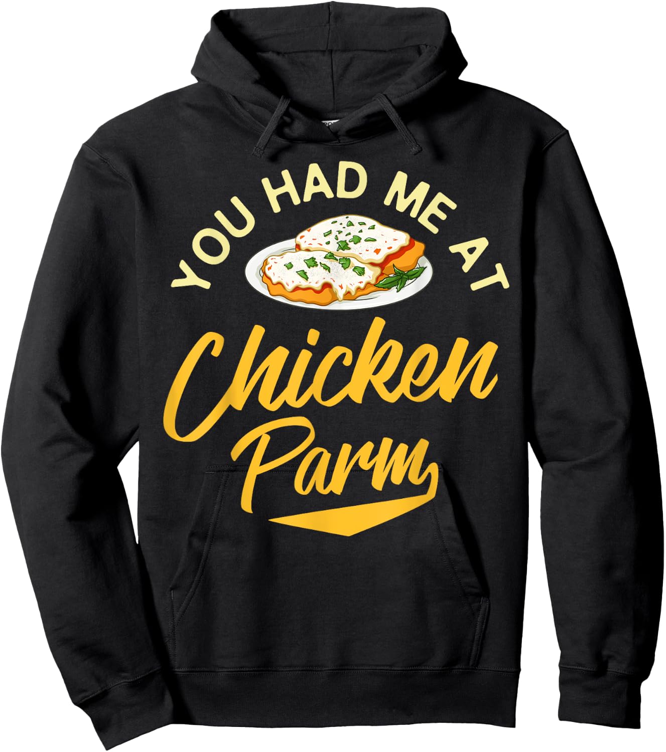 Chicken Parm Gift Parmigiana Parmesan Italian Hoodie - Hoodie | Black