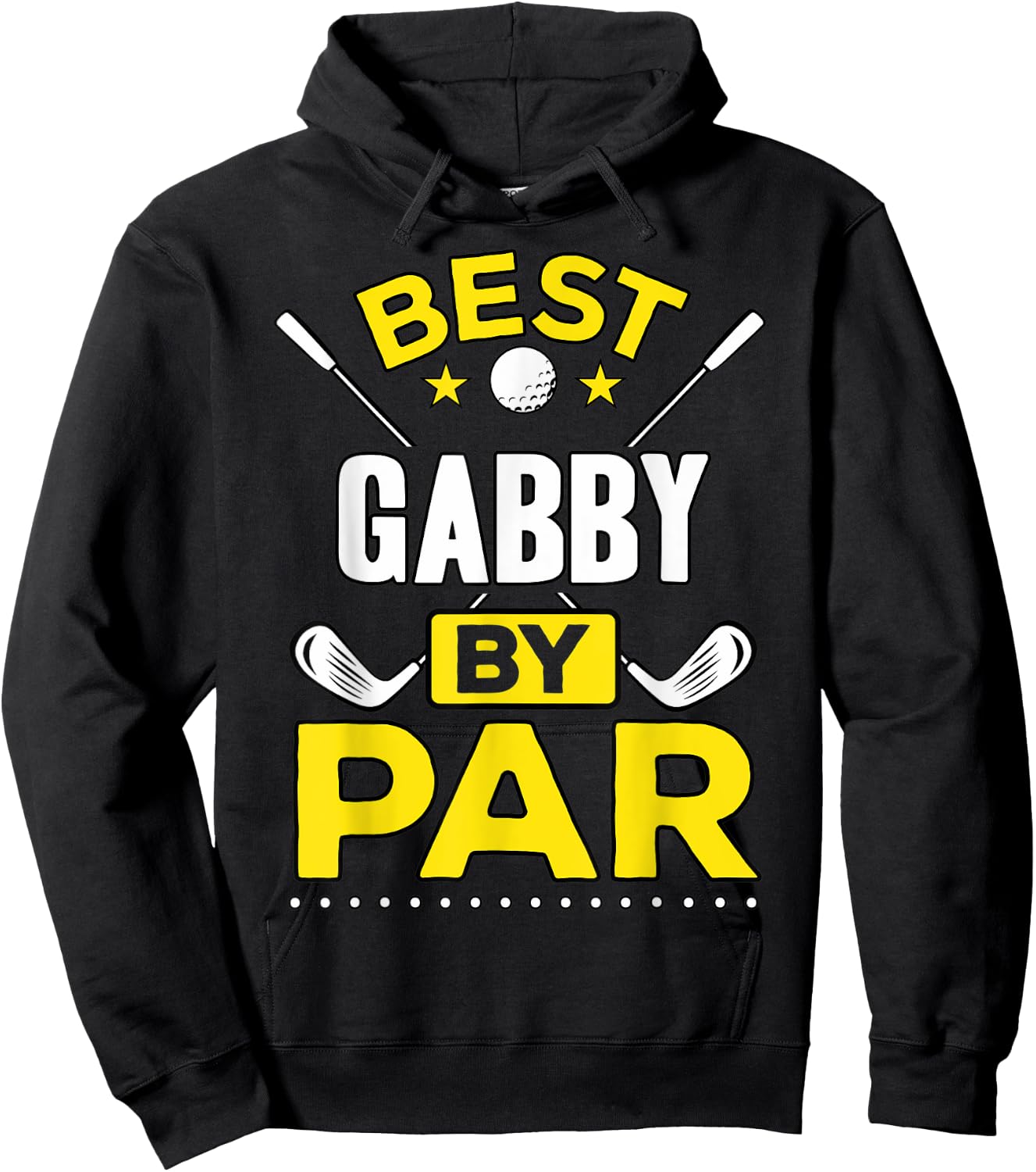 Best Gabby By Par Golf Gabby Gift Hoodie - Hoodie | Black