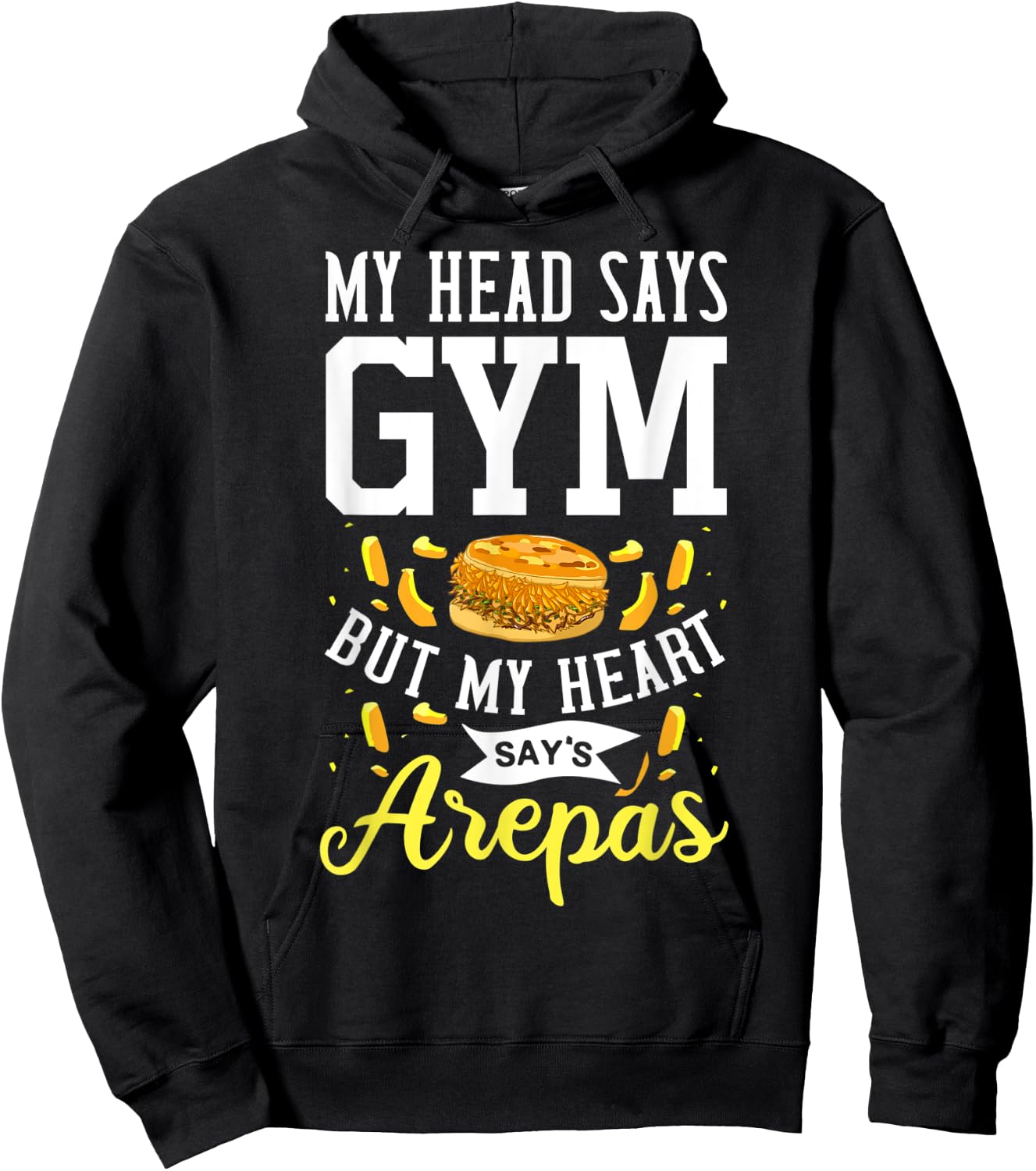 Arepa Gift Venezuela Colombia Hoodie - Hoodie | Black