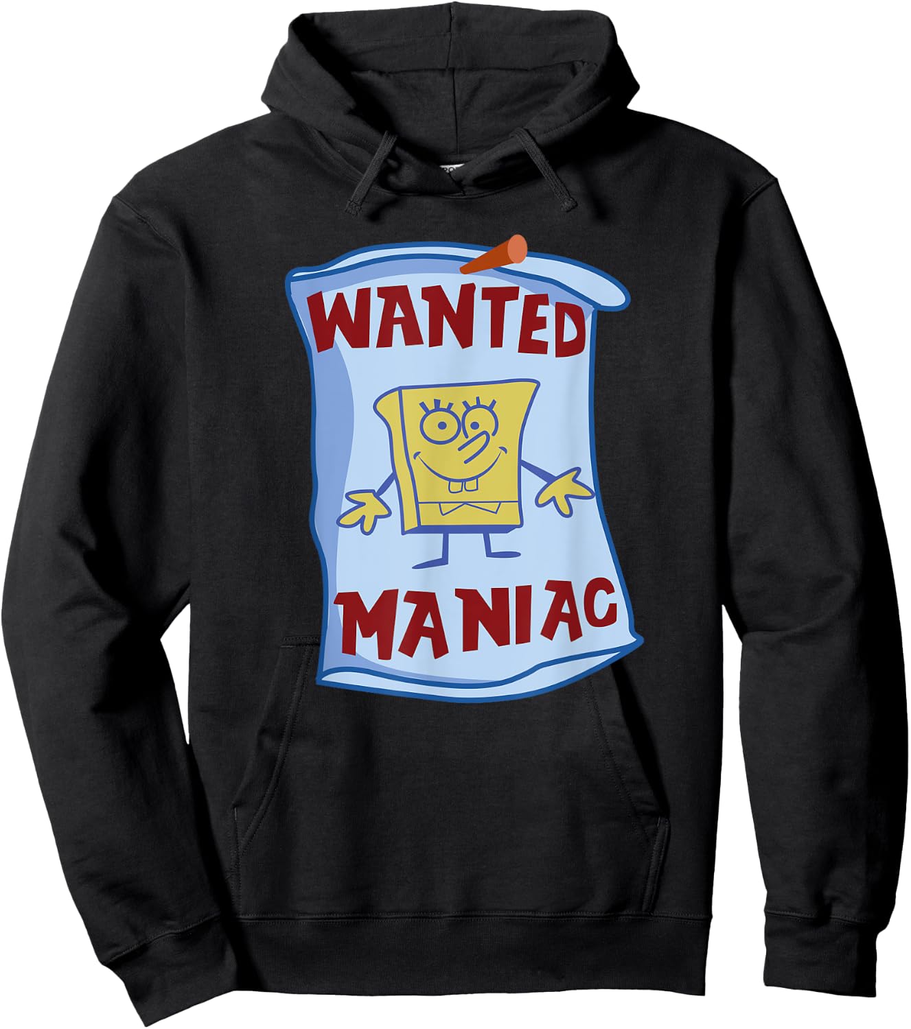 Mademark x SpongeBob SquarePants - SpongeBob SquarePants - Wanted: Maniac Hoodie - Hoodie | Black