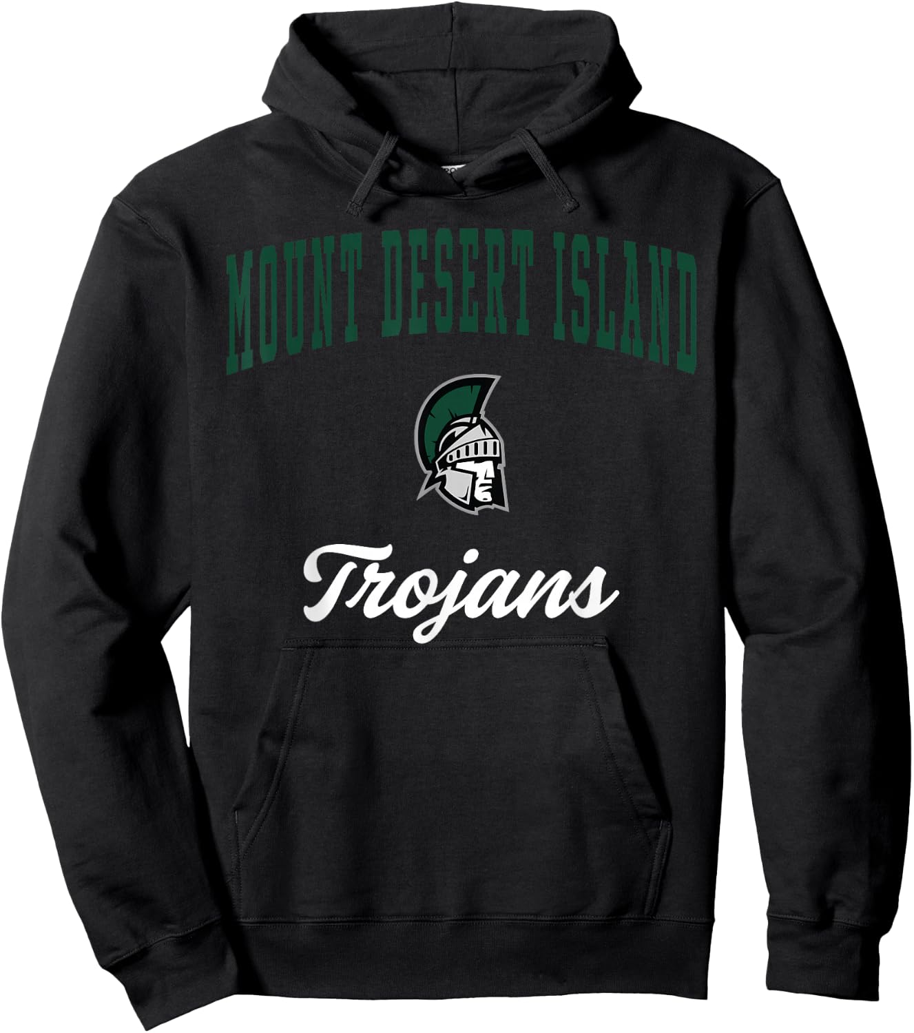 Mount Desert Island High School Trojans Hoodie - Hoodie | Black