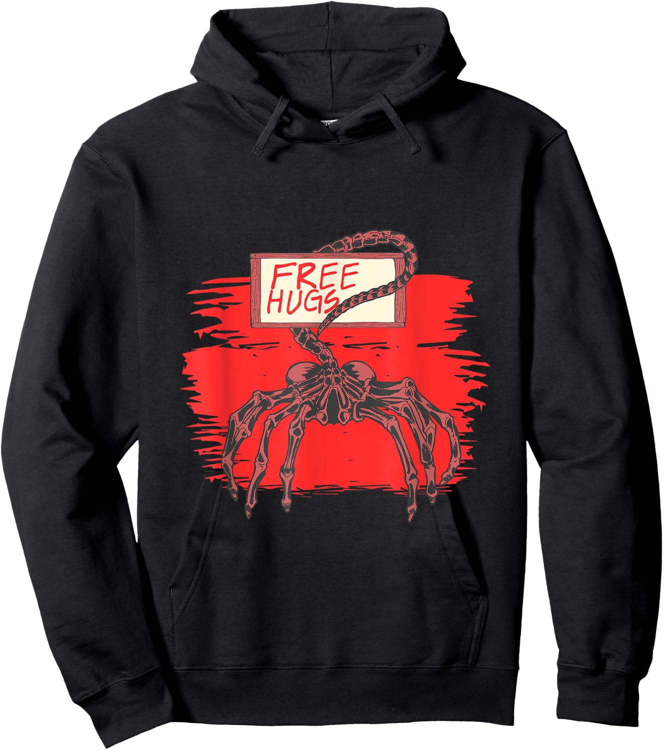 Funny Free Alien Hug Hoodie - Hoodie | Black