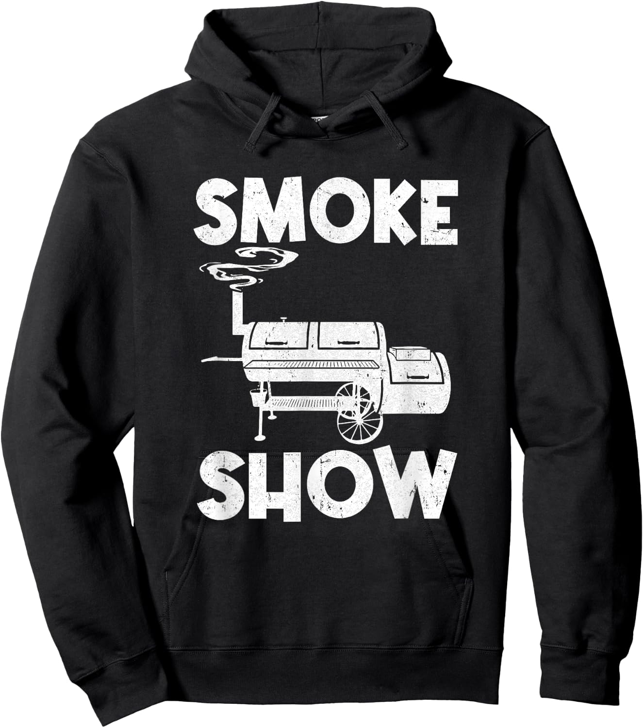 Smoke Show Funny Bbq Smoker Grilling Meat Smoking Grill Hoodie - Hoodie | Black