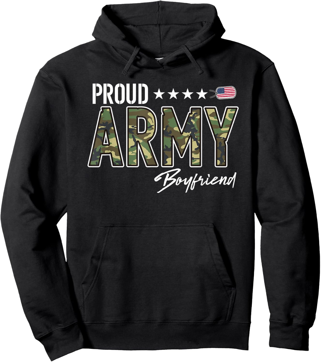 OCP Proud Army Boyfriend Hoodie - Hoodie | Black