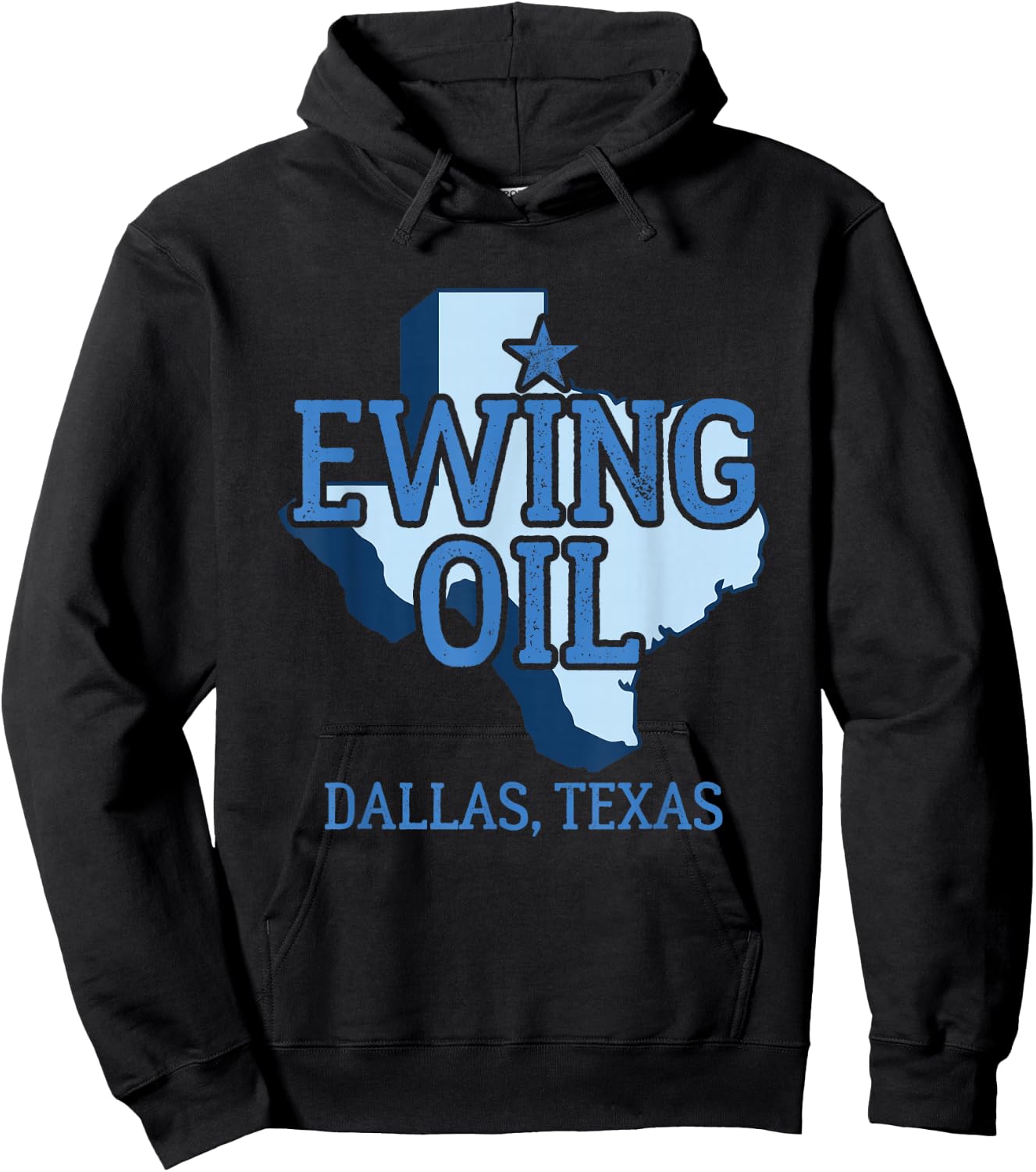Dallas Texas Gifts Ewing Oil - Women's Classic Fit Black Short Sleeve - Size S Hoodie - Hoodie | Black