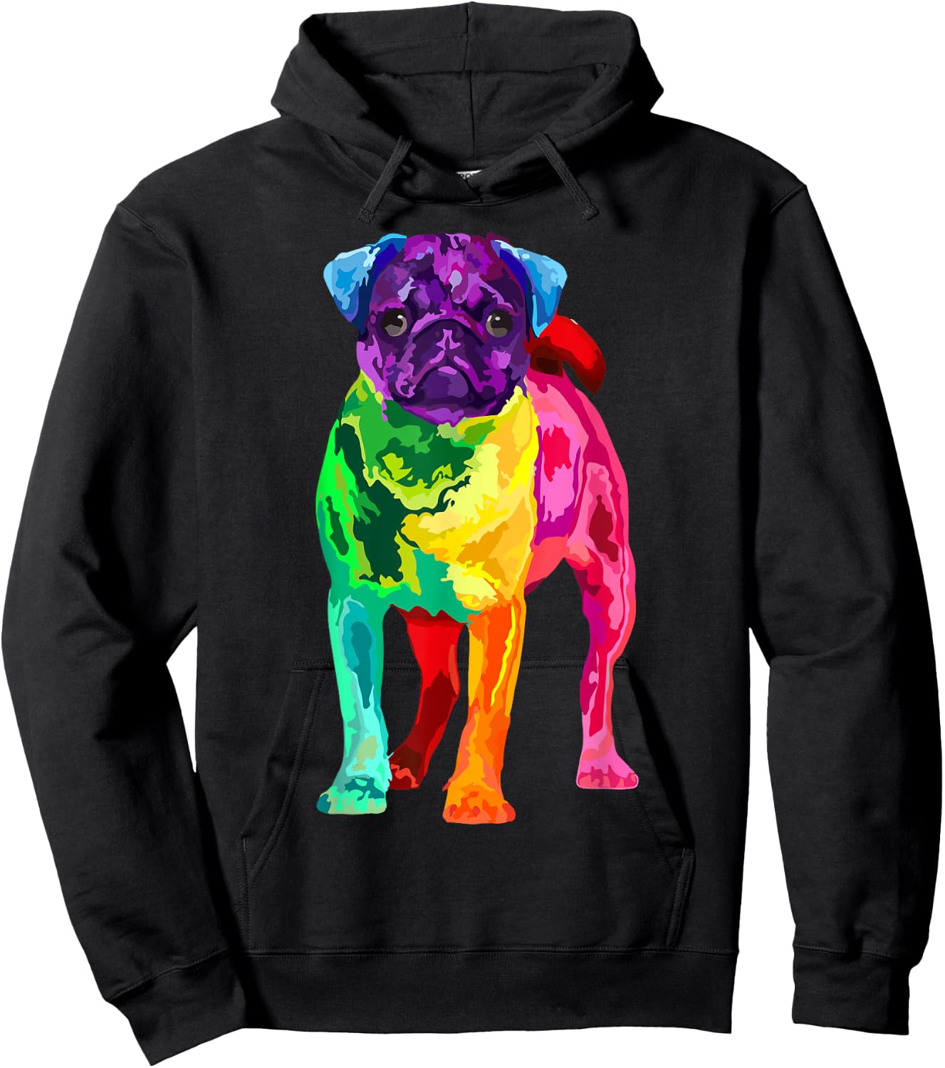 Pug Hoodie - Hoodie | Black
