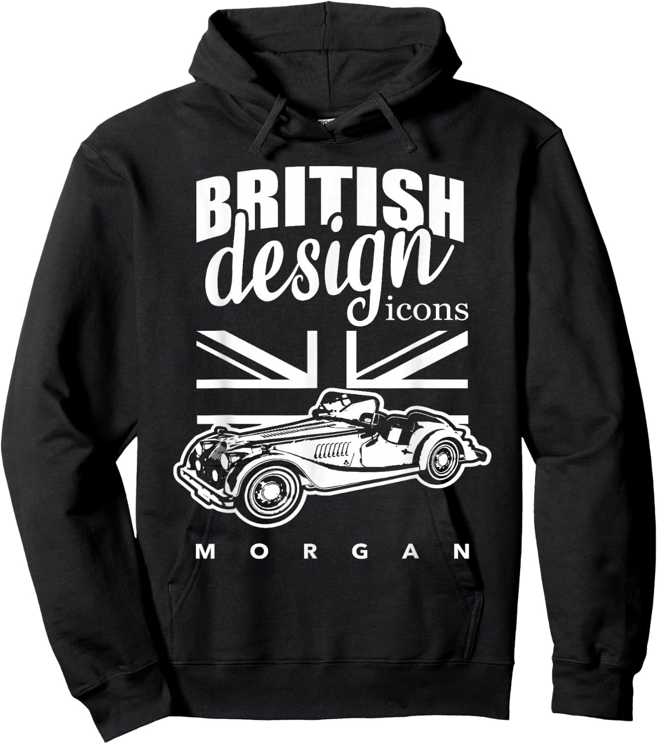 Morgan Classic Car Hoodie - Hoodie | Black