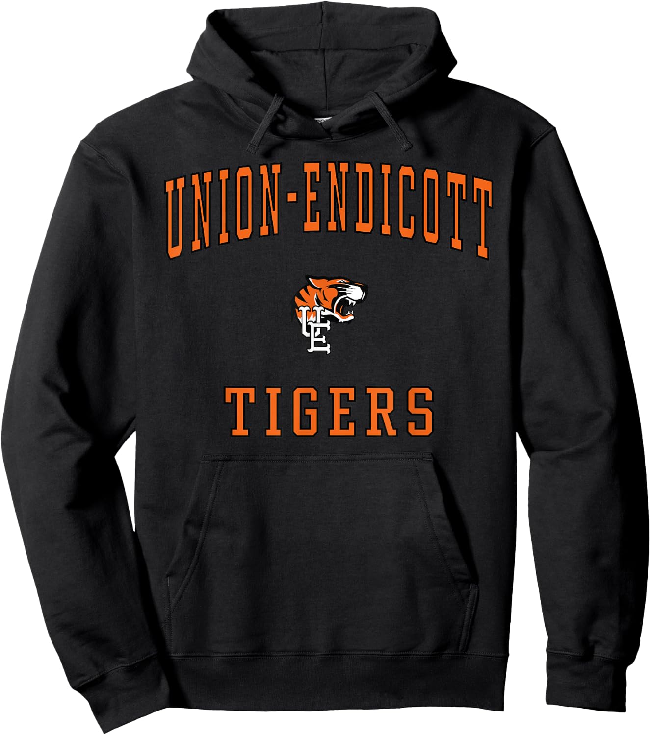 Union-Endicott High School Tigers Hoodie - Hoodie | Black