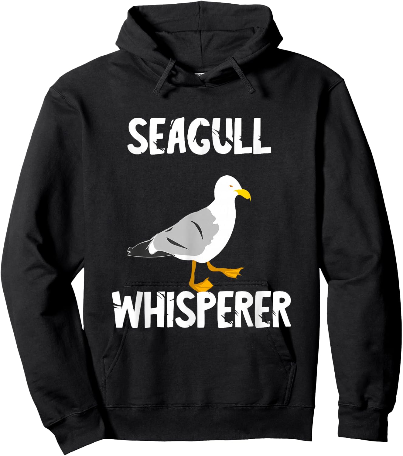 Seagulls Whisperer Seagull Harbour Birds Sea Bird Hoodie - Hoodie | Black