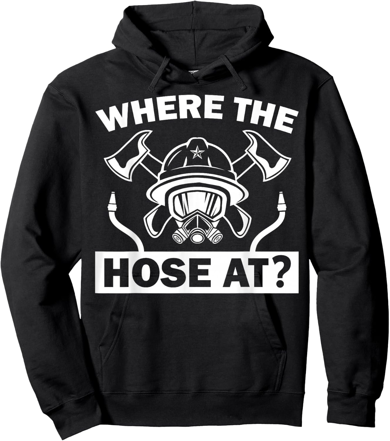 Funny Firefighter Gift Fireman Men Women Firefighting Lovers Hoodie - Hoodie | Black