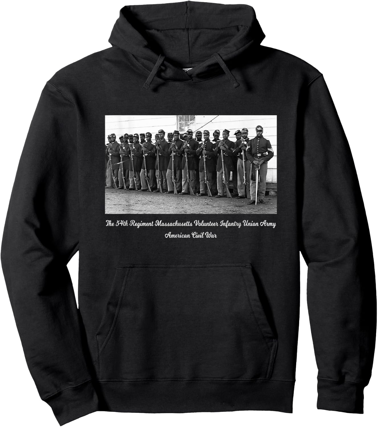 Civil US War Legacy Black History All Black Regiment Hoodie - Hoodie | Black
