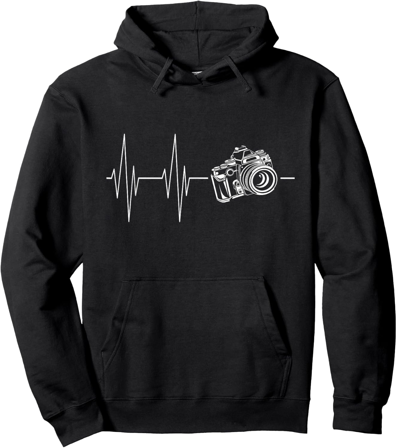 Camera Heartbeat Photography in the DNA Hoodie - Hoodie | Black
