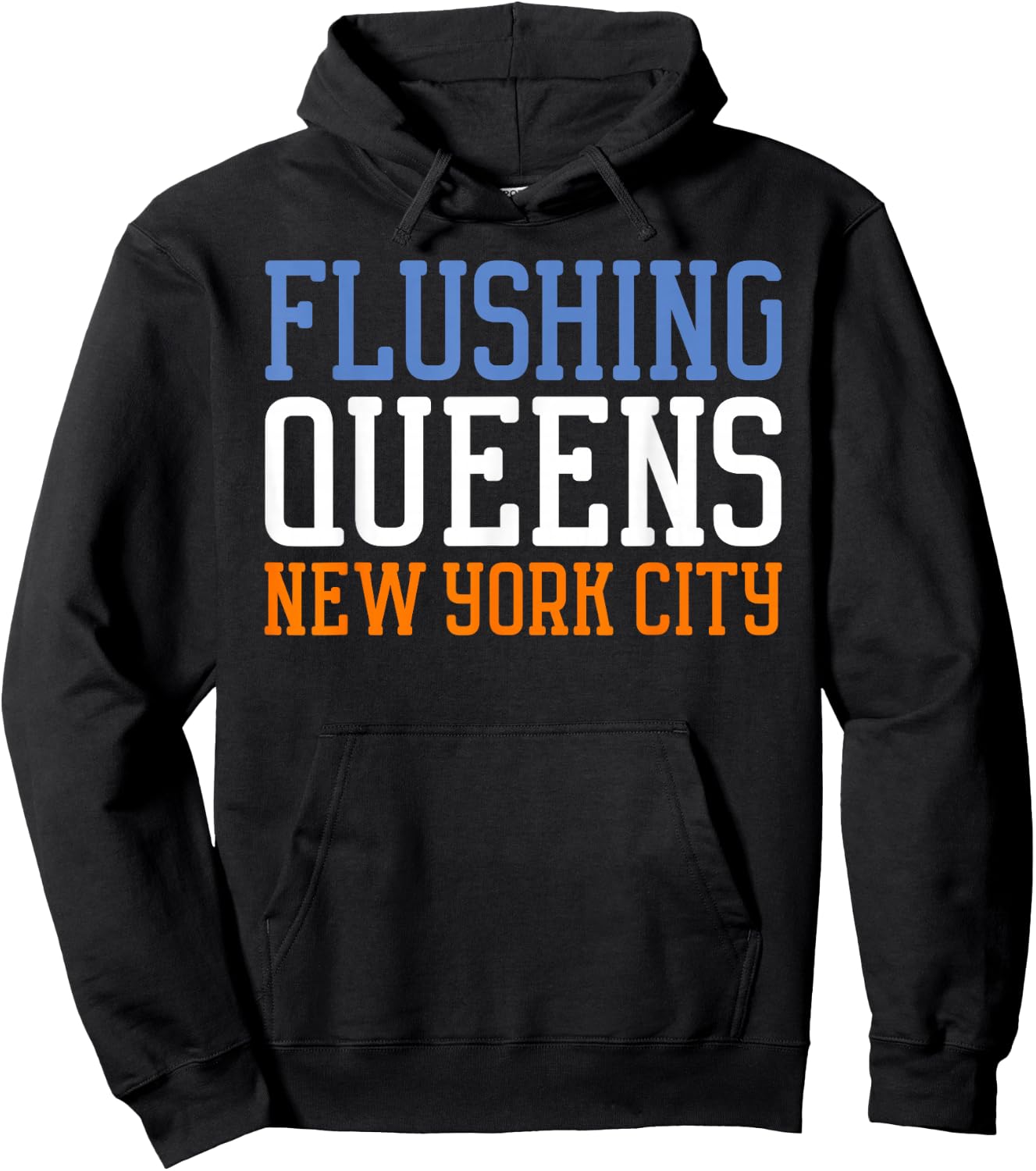 Flushing Queens New York NY Hoodie - Hoodie | Black