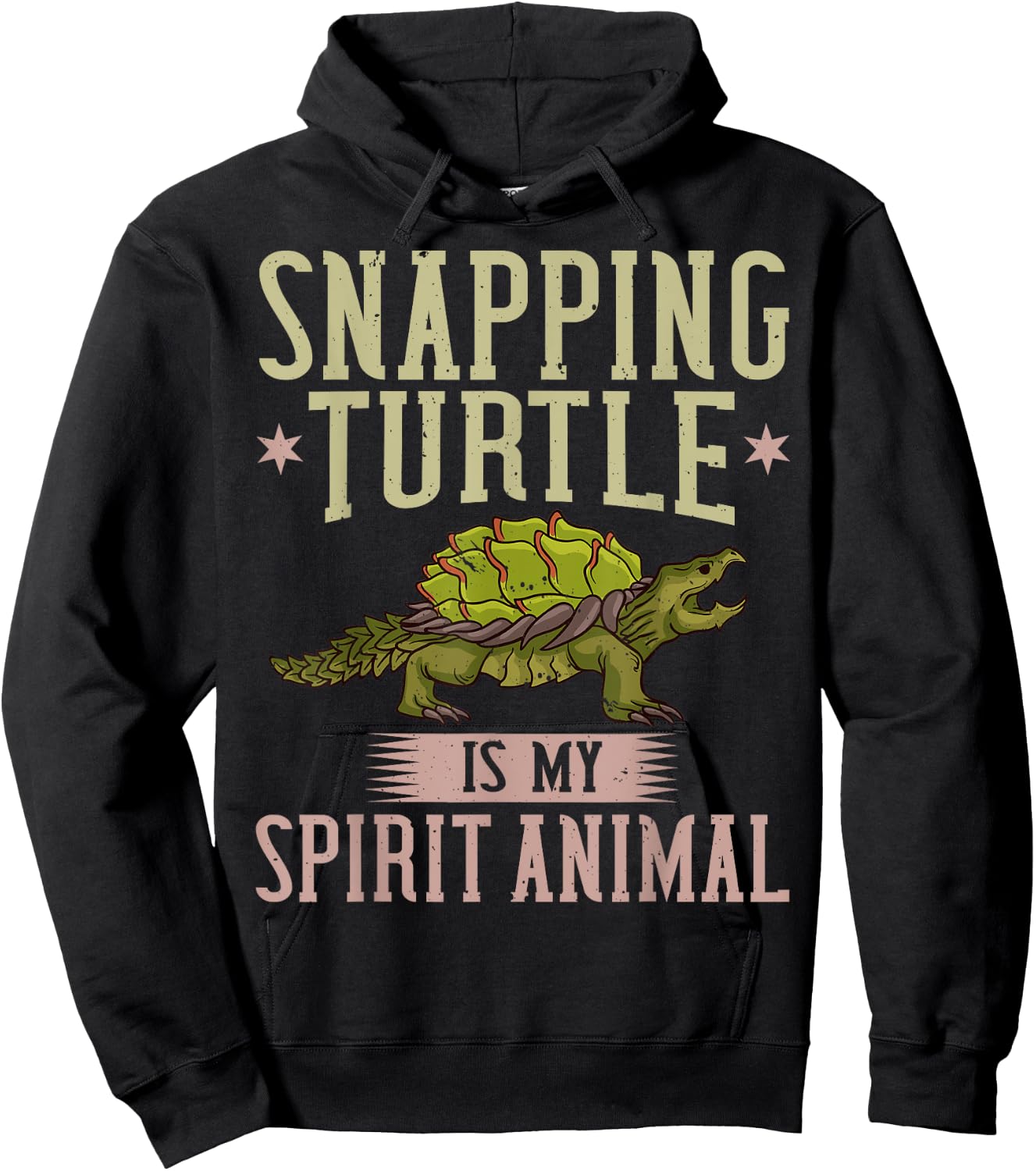 Snapping Turtle Alligator Pet Shell Hoodie - Hoodie | Black
