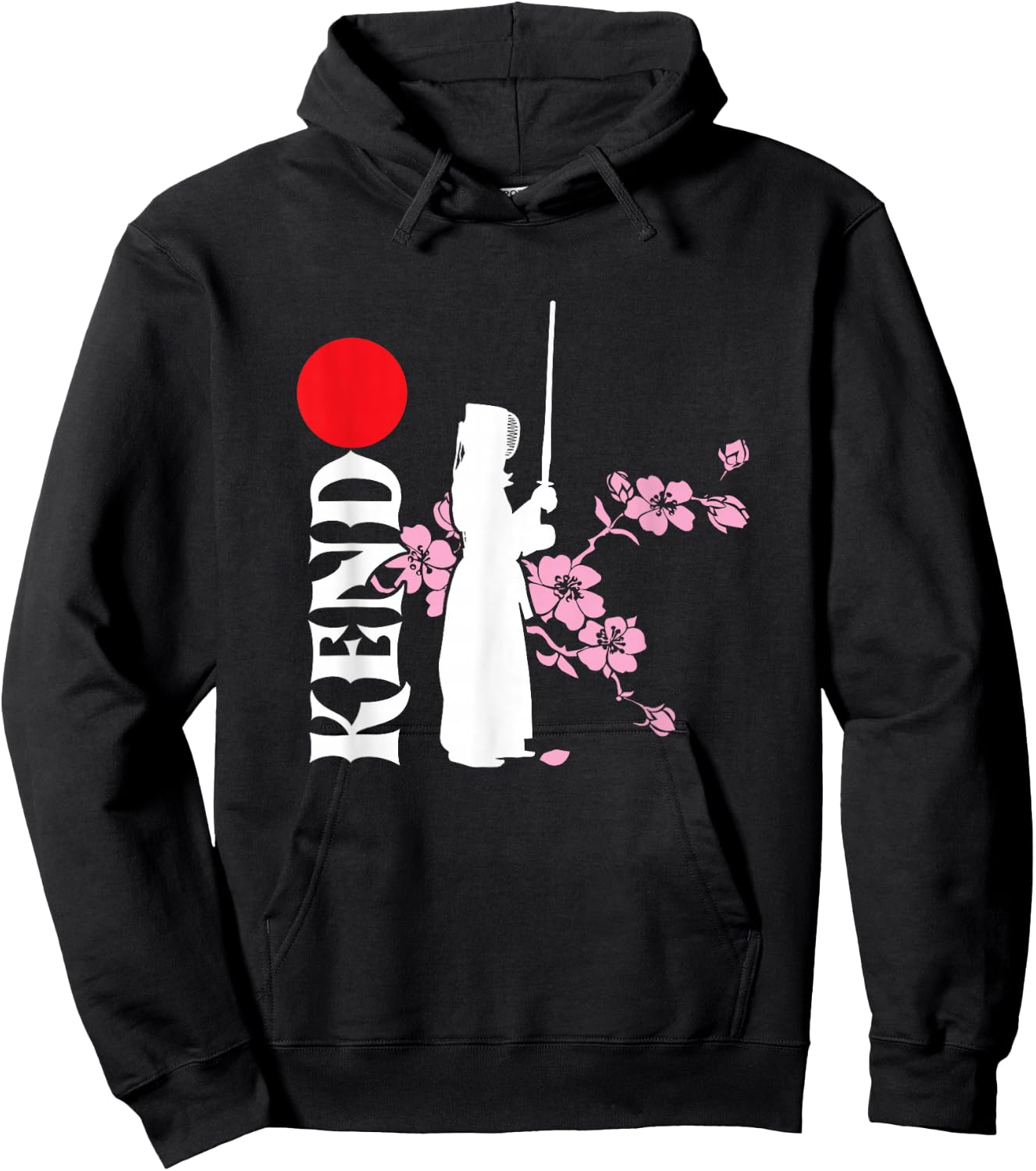 Kendo Fighter Japan Samurai Sinobi Japanese Martial Arts Hoodie - Hoodie | Black