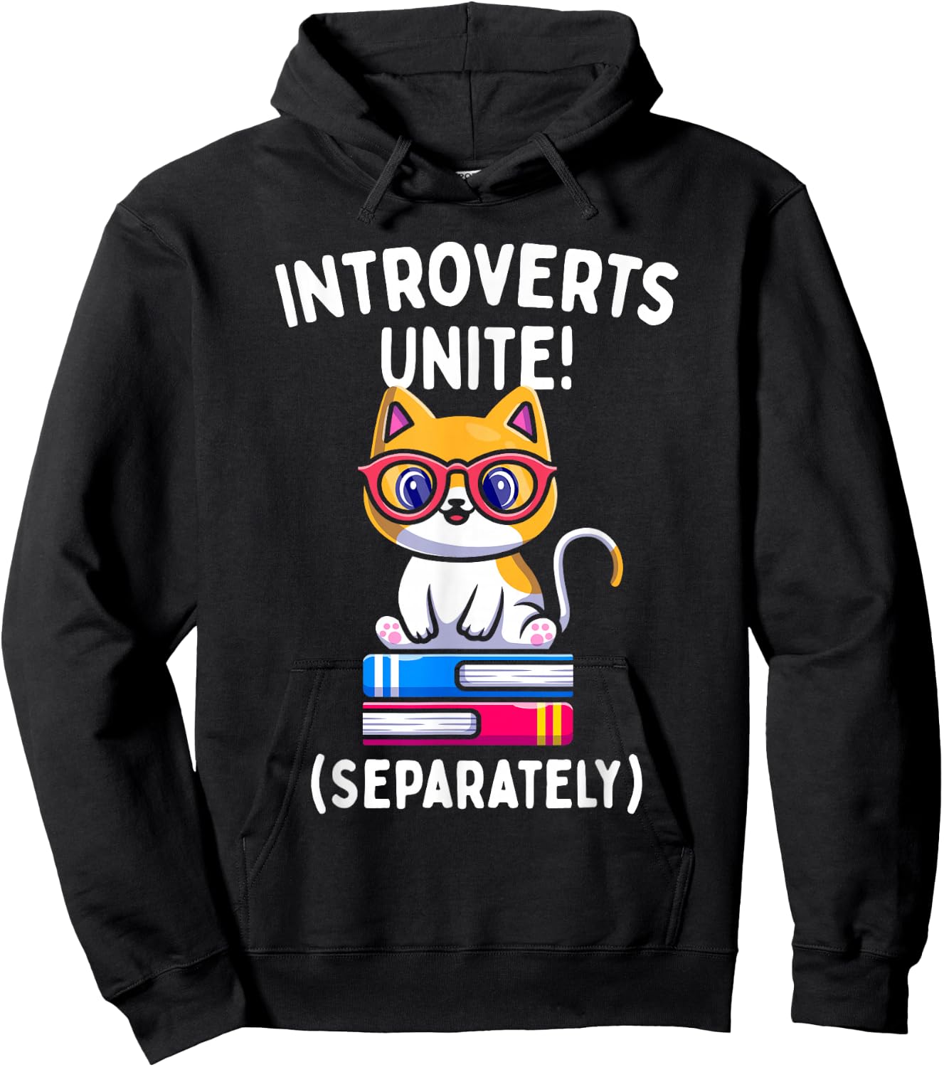 Introverts Unite Separately Ew People Introvert Antisocial Hoodie - Hoodie | Black